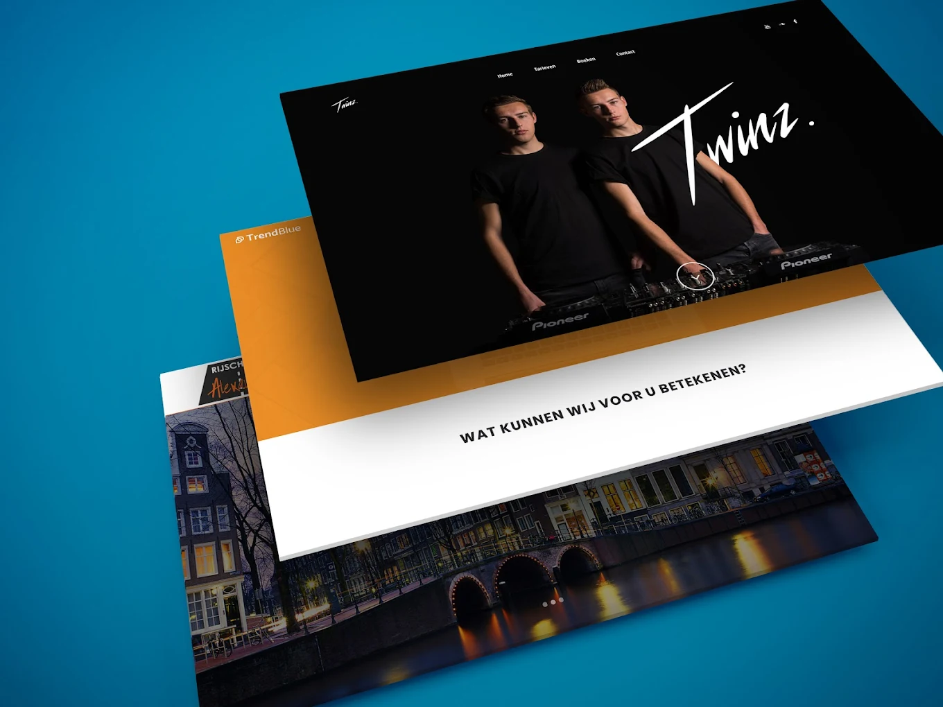 Websites gemaakt door TrendBlue